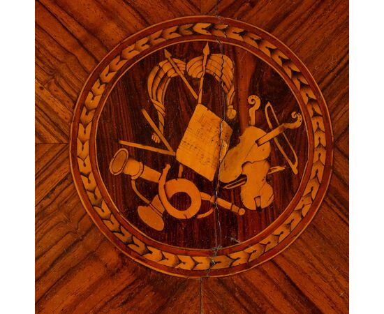 Neoclassical Game Table, Italy, Last Quarter of 18th Century