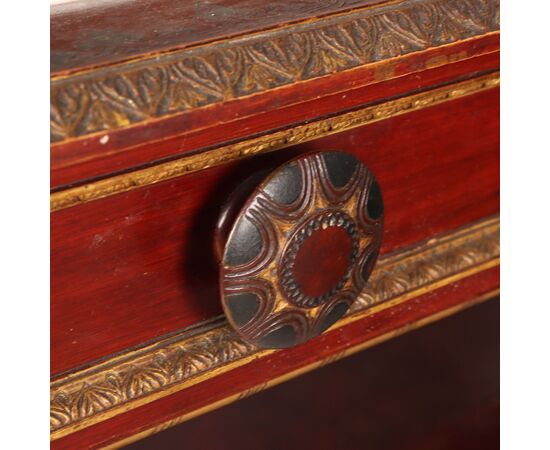 Console with Mirror Italy Late 19th Century