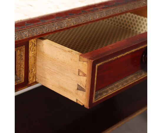 Console with Mirror Italy Late 19th Century