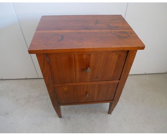 Antique Louis XVI Walnut Nightstand/Cabinet