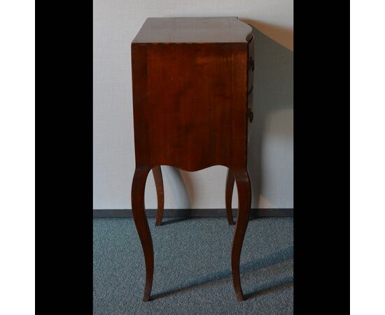Walnut bedside table