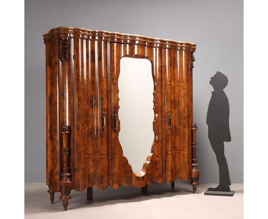 Armadio Art Déco Italia Prima Metà XIX Secolo