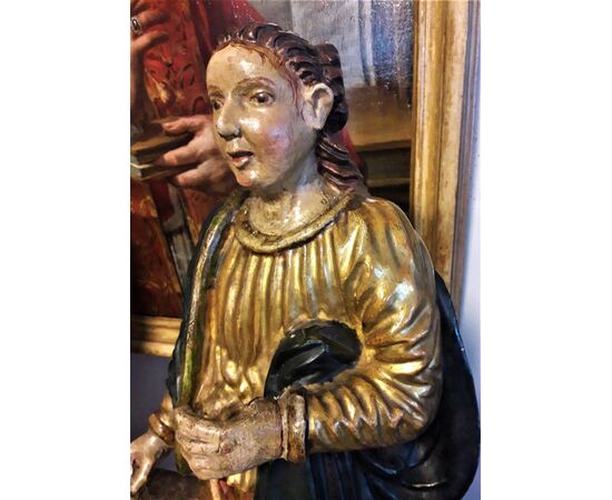 Scultura lignea policroma "Santa Martire"