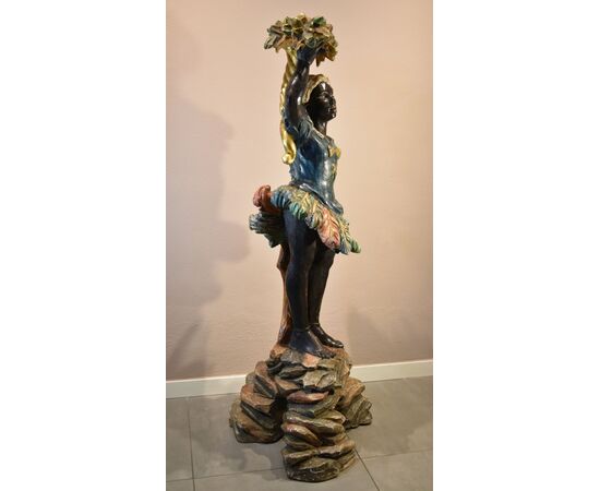Antique Venetian Moor sculpture, Venice, early 18th century
