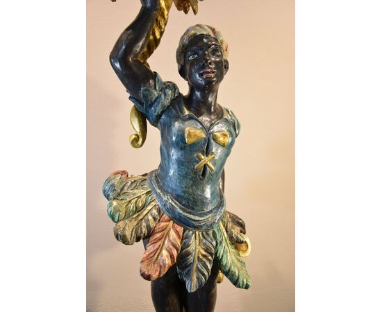 Antique Venetian Moor sculpture, Venice, early 18th century
