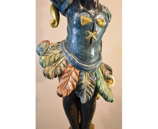 Antique Venetian Moor sculpture, Venice, early 18th century