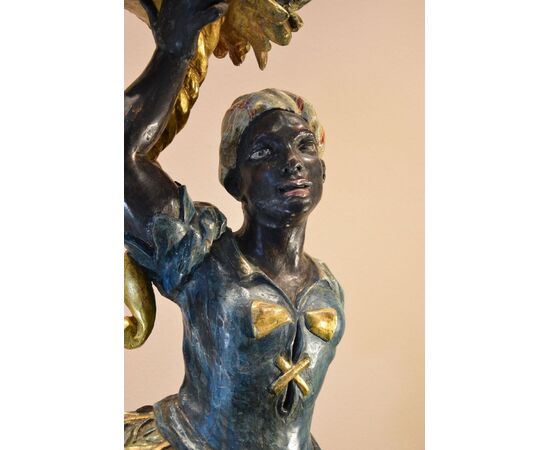 Antique Venetian Moor sculpture, Venice, early 18th century