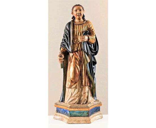 Scultura lignea policroma "Santa Martire"
