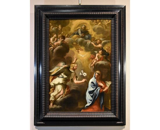 Annunciation with God the Father, Ciro Ferri (Rome, 1634 - 1689) Attributable to