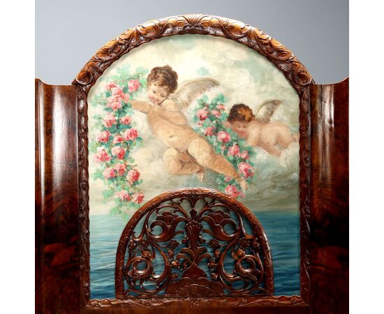 Letto Art Decò Italia Prima Metà XX Secolo