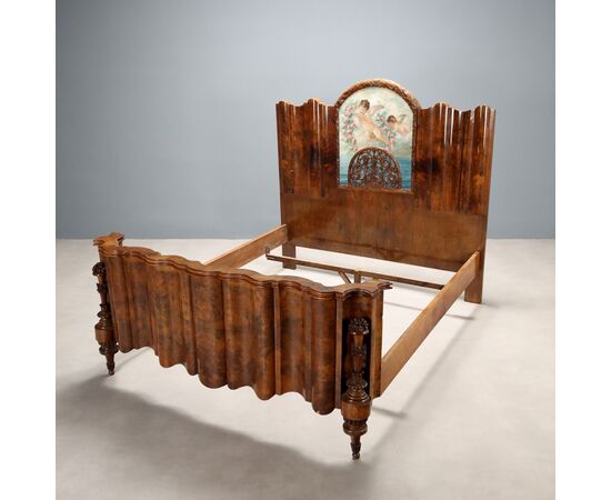 Letto Art Decò Italia Prima Metà XX Secolo