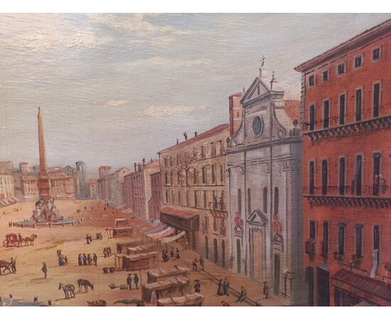 Veduta di Piazza Navona a Roma