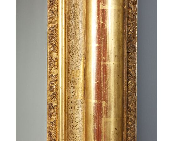 Gilded Mirror France Second Half 19th Century