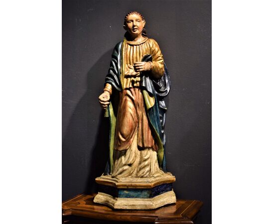 Scultura lignea policroma "Santa Martire"