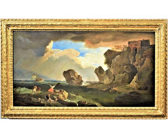 Shipwreck on the Cliff