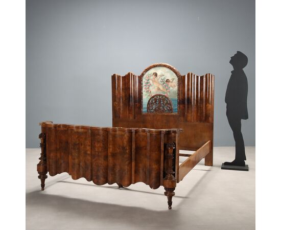 Letto Art Decò Italia Prima Metà XX Secolo