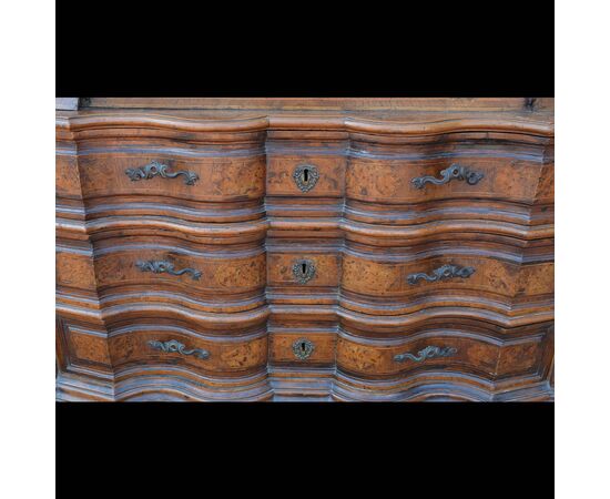 Antique Veronese fall-front desk