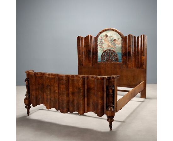 Letto Art Decò Italia Prima Metà XX Secolo