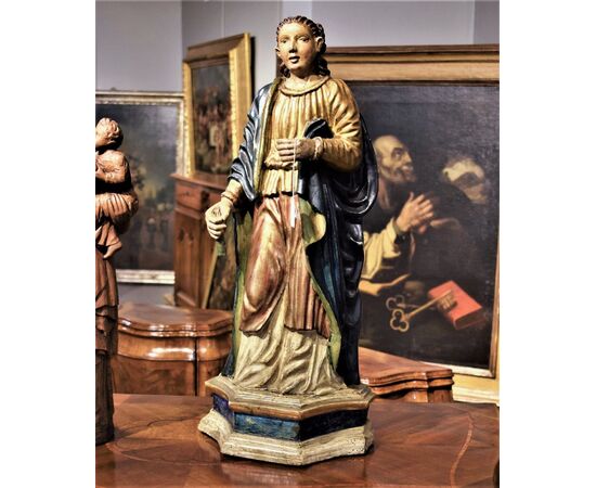 Scultura lignea policroma "Santa Martire"