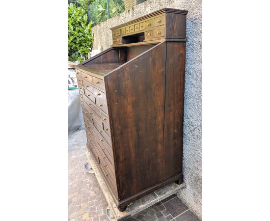 ANTICO MOBILE DA FARMACIA CON TANTI CASSETTI