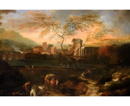 Idyllic Landscape at Sunset
