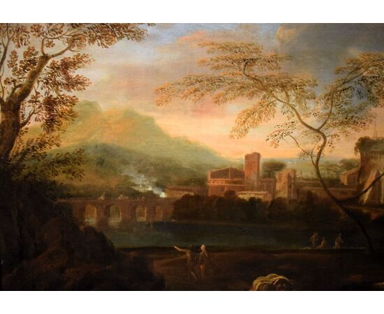 Idyllic Landscape at Sunset