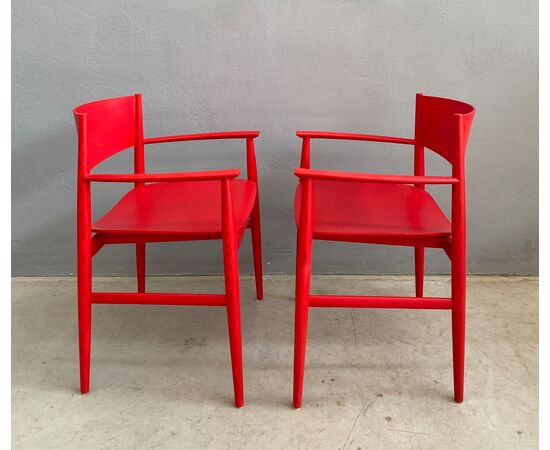 Coppia di poltroncine mod. Neve design Piero Lissoni per Porro