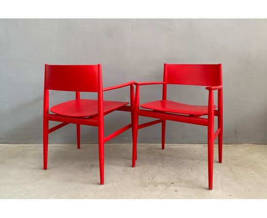 Coppia di poltroncine mod. Neve design Piero Lissoni per Porro