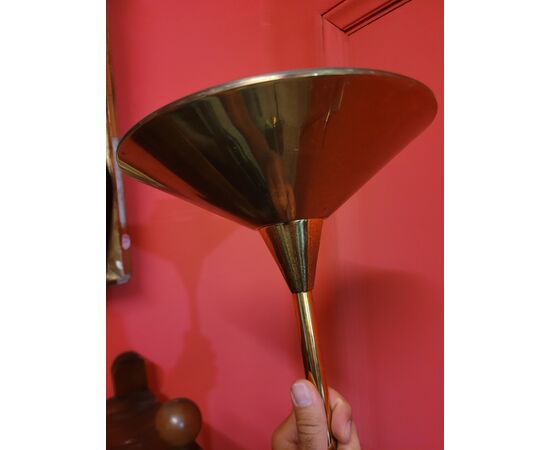 Lampada da terra in ottone  Relco Milano anni '70