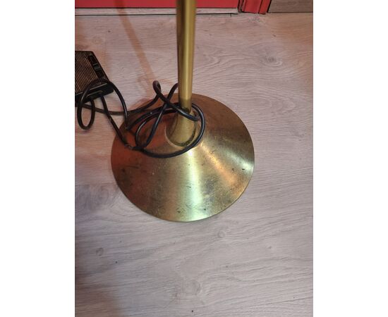 Lampada da terra in ottone  Relco Milano anni '70