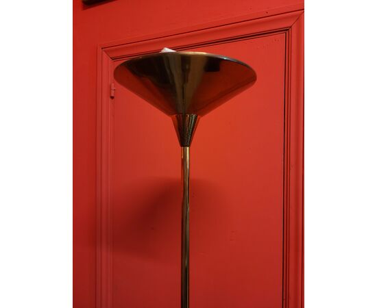 Lampada da terra in ottone  Relco Milano anni '70