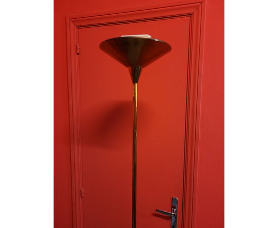Lampada da terra in ottone  Relco Milano anni '70