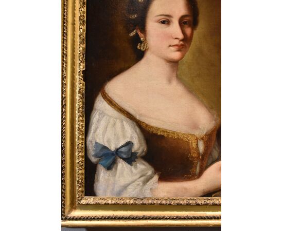 Ritratto di fanciulla con libro, Anton Raphael Mengs (Aussig, 1728 - Roma, 1779) Bottega