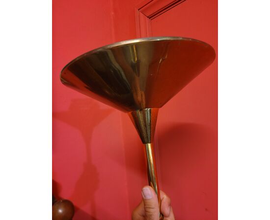 Lampada da terra in ottone  Relco Milano anni '70