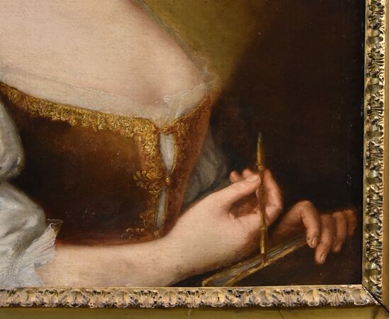 Ritratto di fanciulla con libro, Anton Raphael Mengs (Aussig, 1728 - Roma, 1779) Bottega