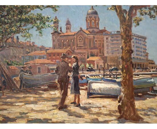 Piero Focardi, Chiesa e porto di Saint Raphael