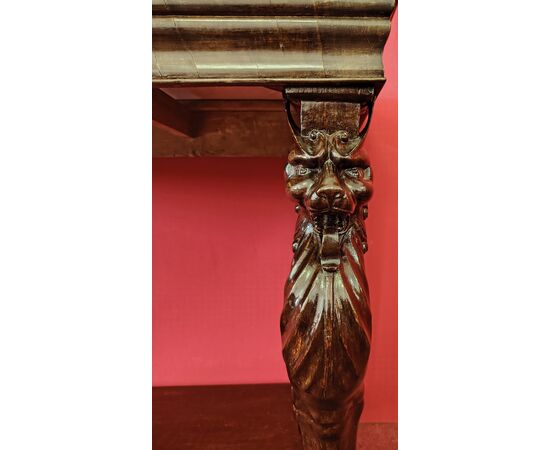 Consolle siciliana con grifoni