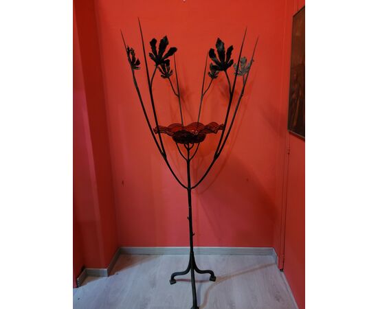 Scultura Albero con rami e piatto Murano Gerardi Alberto Vittorio Zecchin 1920