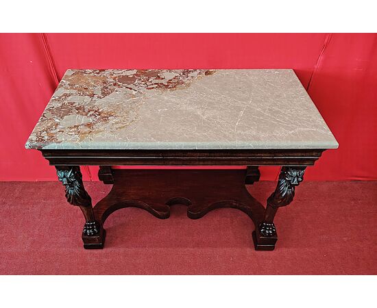 Consolle siciliana con grifoni