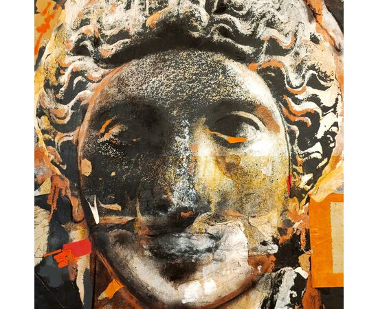 Tecnica mista su tela volto di Venere -Alessandro la Motta