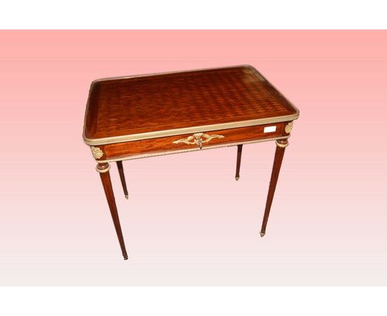 Scrittoio stile Luigi XVI del 1800 con piano Marquetterie
