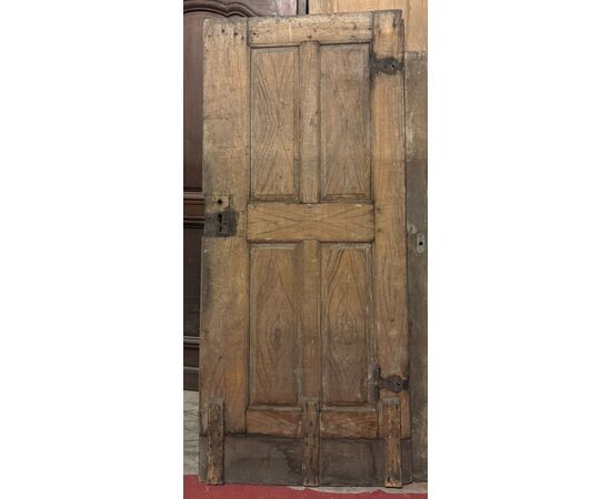 PTE154 - Porta semplice laccata, epoca '7/'800, misura luce cm L 81 x H 190