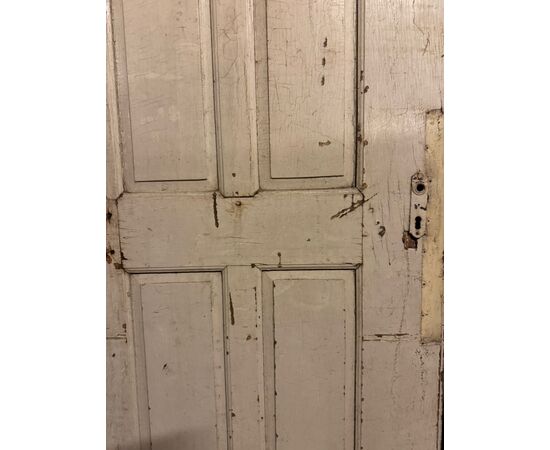 PTE154 - Porta semplice laccata, epoca '7/'800, misura luce cm L 81 x H 190