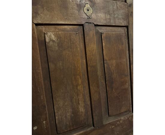 PTE155 - Porta in noce intarsiata, epoca '7/'800, misure cm L 88 x H 175