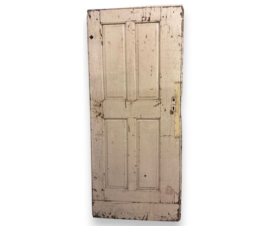 PTE154 - Porta semplice laccata, epoca '7/'800, misura luce cm L 81 x H 190