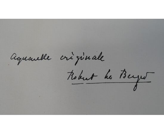 Robert Le Berger Acquerello di