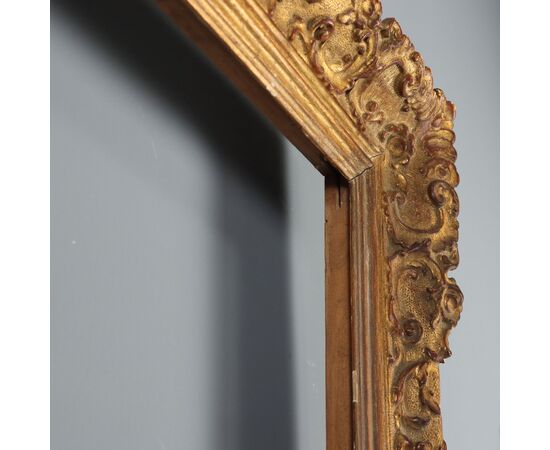 Cornice Specchio in Legno dorato Italia XX Secolo