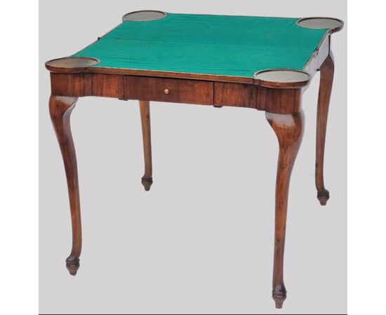 Tavolino da gioco ferrarese Luigi XV, metà XVIII secolo