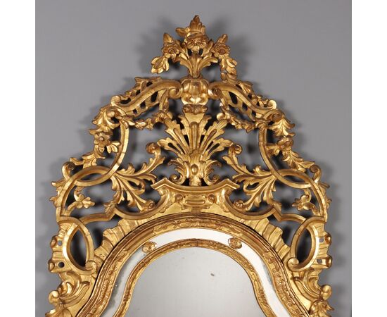 Specchiera dorata Piemonte, fine XVIII Secolo