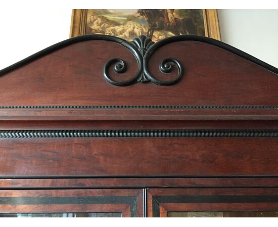 Bookcase Libreria in palissandro Belgio metà 1800